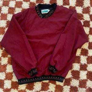 Maroon St. Martin by Turfer Vintage Windbreaker